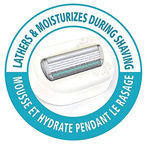 Schick Intuition Razors for Women Variety Pack with 1 Razor Handle & 4