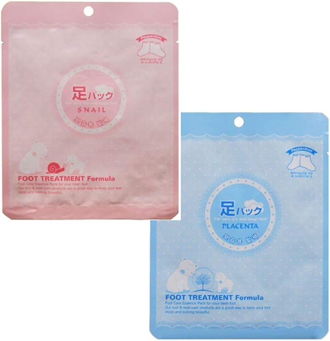 Amazon 韓国コスメ プラセンタ足パック 5枚 かたつむり足パック 5枚 フットパック Tt ボディケア 通販