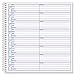 TOPS Spiral Voice Message Log Book, 2-Sided, 1-Part, 8.5 x 8.25 Inches, 8 Messages per Page, 800-Message Book (4416) primary