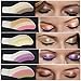 convinced Stickers Eye Shadow 6 Pair Instant Eye Shadow Temporary Makeup Eye Tattoo Stickers (Random)