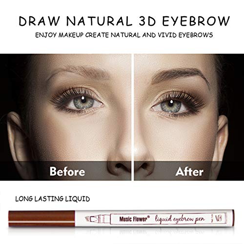Vanelc Microblading Eyebrow Tattoo Pen With A Micro Fork Tip Long