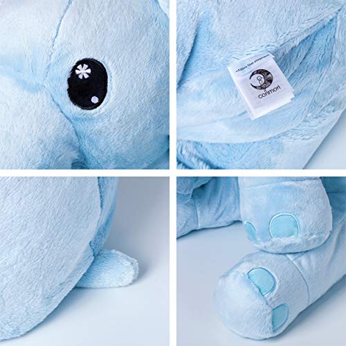 corimori® - Elefant Nio, großes XXL Kuscheltier 55 cm für Kleinkinder, bauschig und weich, kuschel-softe Qualität, blau – Bild 3