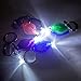 Tripop Mini LED Keychain Flashlight, Ultra Bright and Batteries Powered Key-ring Light Torch (Mixed Color, 12 Pack)
