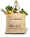 World's first 100% Compostable & Reusable shopping bag- Organic grocery bag (3-PACK) Eco-Friendly, Large & Heavy Duty by STARDUST
