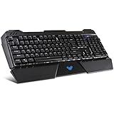 AULA Sapphire Mechanical Keyboard with Blue Switch, Ergonomic Keyboard Gaming Keyboard and Computer Keyboard