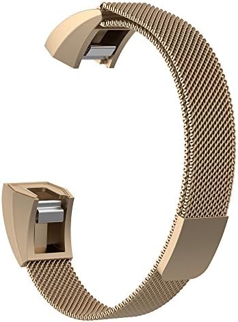 HARRYSTORE Straps Compatible Fitbit Alta(HR/Ace) Magnetic Straps Large, Milanese Loop Stainless Steel Metal Replacement Bracelet Strap, Wristbands Accessories for Women Men (6.5-9.9inches)