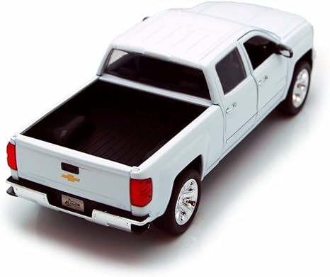 white chevy silverado toy truck