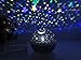 IREALIST Starry Night Light Lamp Romantic Rotating Star Projector Lamp for Christmas, Rotation Night Projection for Children Kids Bedroom (Blue)