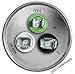 Carrier / Bryant / Payne HC98JA056D Replacement - 55 + 5 uf / Mfd 370 / 440 VAC AmRad Round Dual Universal Capacitor , Made in the U.S.A.