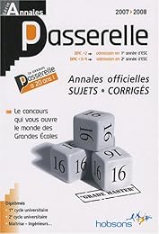 Annales passerelle ESC