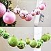 Honeyhome Multicolor Christmas Ball Decorations (40mm/1.57in), Tree Shatterproof Colorful Balls Ornaments, Festive Hanging Decor Pack of 24pcs (A)