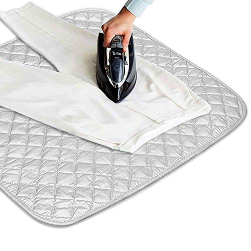 Eutuxia Magnetic Ironing Blanket. Alternative for Iron Board. Portable Cover for Washer, Dryer, Table, Bed, Countertop. Dry Safe & Heat Resistant Pad. Quilted Laundry Mat fo Everywhere.[23 x 20.5 in] - Thumbnail 6