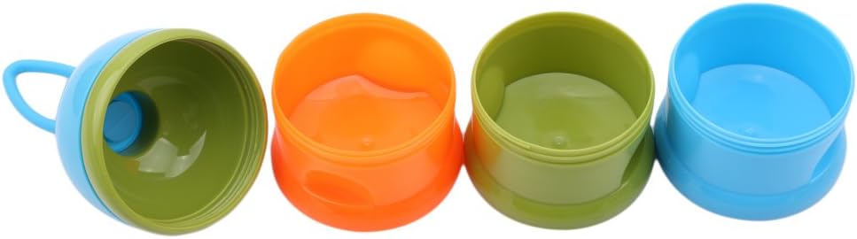 Taille Unique Violet Lnlyin Colore Boite De Poudre De Lait Pour Bebe Distributeur De Poudre De Lait Separe Anti Fuites Boite A Gouter Boite De Conservation Plastique Le Repas De Bebe Bebe