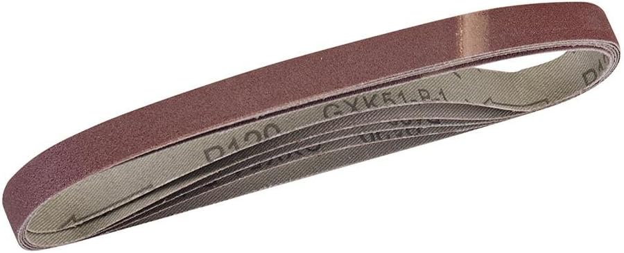 Silverline 636004 Sanding Belts 13 x 457 mm 5pk 120 Grit, Multi