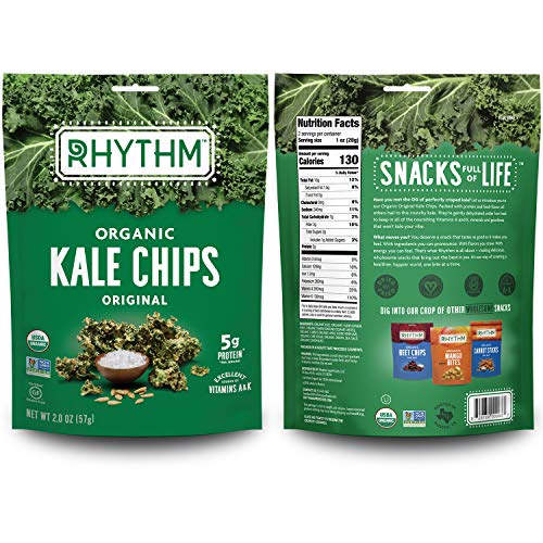 Rhythm Superfoods Cauliflower Bites, Kale Chips, Beet Chips, Carrot