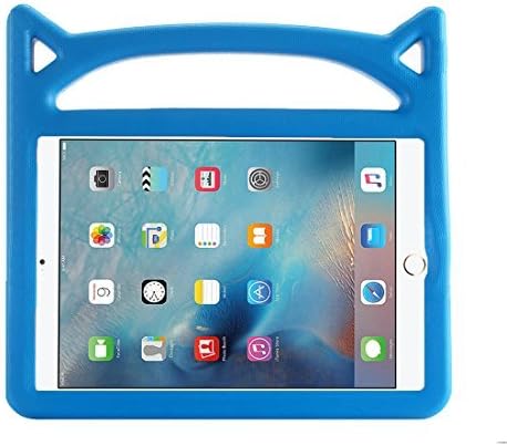 Lmaytech iPad 9.7 2018 & 2017 Release/iPad Air Case, Light Weight Shock Proof Handle Stand Case Cover Kids Friendly for Apple iPad 9.7" (6th Gen, 5th Gen) / iPad Air (Blue)