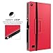 MoKo Case for Fire 2015 7 inch - Slim Folding Cover for Amazon Fire Tablet (7 inch Display - Previous 5th Generation, 2015 Release Only), RED