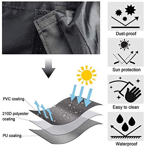 ORANDESIGNE Table Tennis Table Cover Ping Pong Table Waterproof Cover