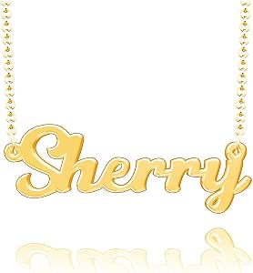 Customized Sherry Name Necklace Custom 
