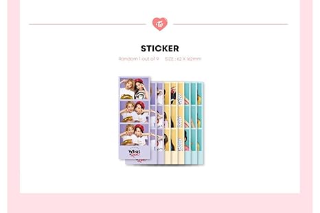 Twice What Is Love B Ver 5th Mini Album Cd Photocards Sticker Pre Order Benefit Folded Poster Free Gift Amazon Com Music
