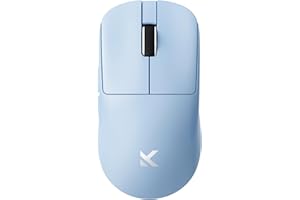 MCHOSE L7 Ultra Wireless Gaming Mouse, PAW3950 42K Sensor, 500mAh, Wireless/Wired Dual 8K Polling, 46g Ultra-Light Weight, 2.4GHz RF/BT/Wired Tri-Mode Connection - Blue