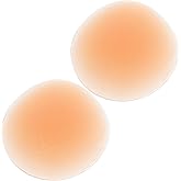 Healifty Silicone Buttock Pads Hip Enhancer, 2 Pcs 330g Realistic Inserts for Hourglass Figure, Reusable Hip Dip Filler for Leggings and Dresses, Nude Enhancing Padding