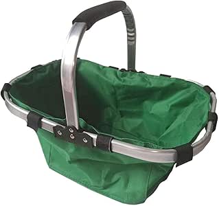 NA Cesta de Almacenamiento Plegable Marco de Metal Cuadrado Cesta