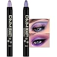 evpct 2Pcs Cream Eyeshadow Sticks Set for Eyes Light Purple & Violet Shimmer Eye Crayon Shadow Brightener Stick Pencil Pen Bulk sombras en crema para ojos 08+09
