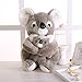 Lazada Stuffed Animal Mama Koala Holding Baby Koala Plush Toy - 11.5 Inches