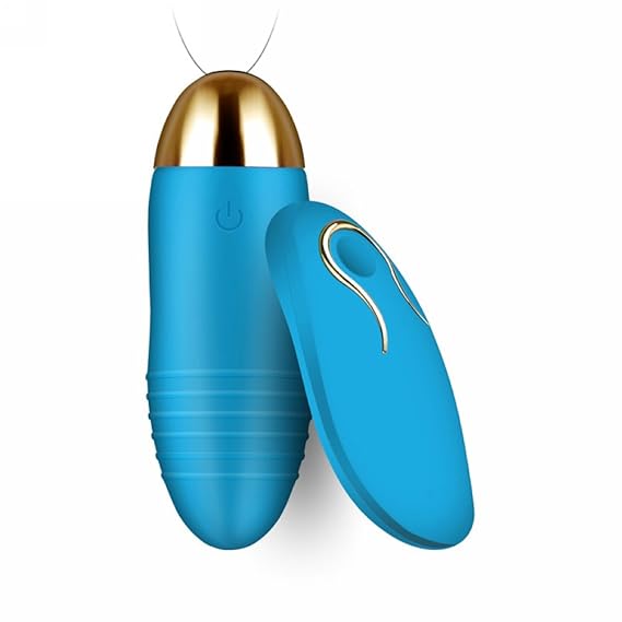 Bullet Sexspielzeug Vibrator Ei Vibro Ei mit 68 Modes, Sicher Gesundheitlich und Geruchlos Medizinisch Silikon, Orgasmus Vibratoren für sie Klitoris und G-Punkt mit Kabellos Fernbedienung (Blau)