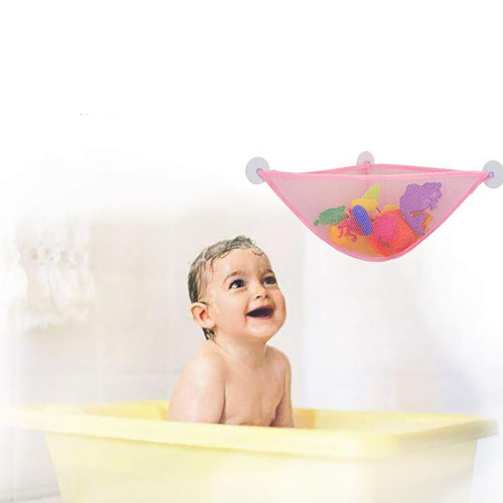 KINJOHI 1pc Organizador del tenedor del juguete del baño Malla Red