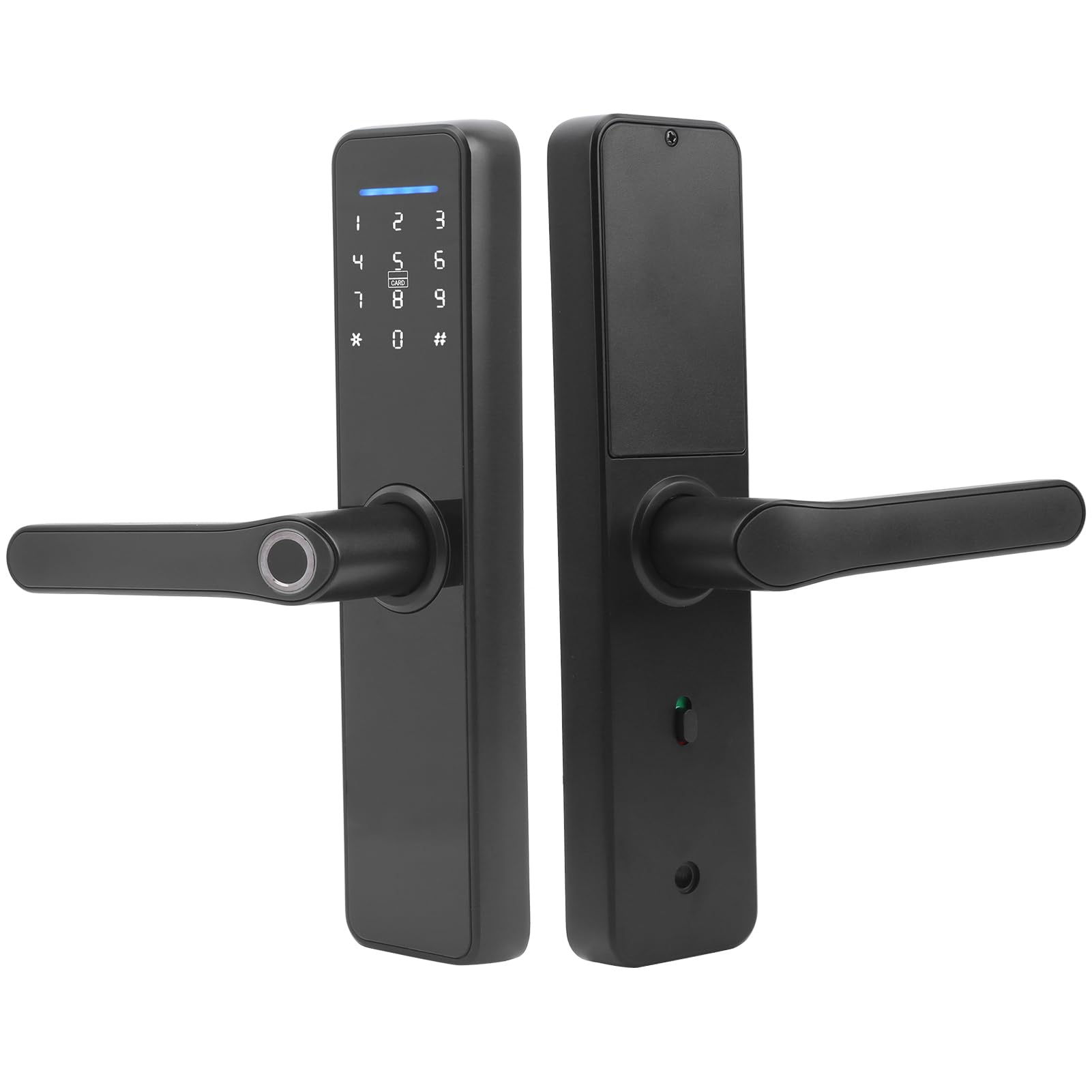 Cerradura Inteligente Cerradura Inteligente Smart 33×19×12 Smart WiFi Electronic Door Lock Fingerprint Password Ic Card Mechanical Keys Unlock for Tuya