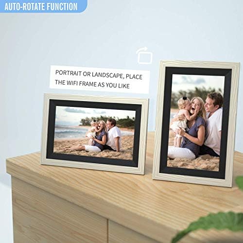 Digital picture frame displaying a value of $125.99 as of August 9, 2023.