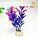 Glendan 10 Pack Artificial Aquarium Plants-Small Size 4 to 4.5 inch Fish Tank Decorations Home Décor Plastic Assorted Color