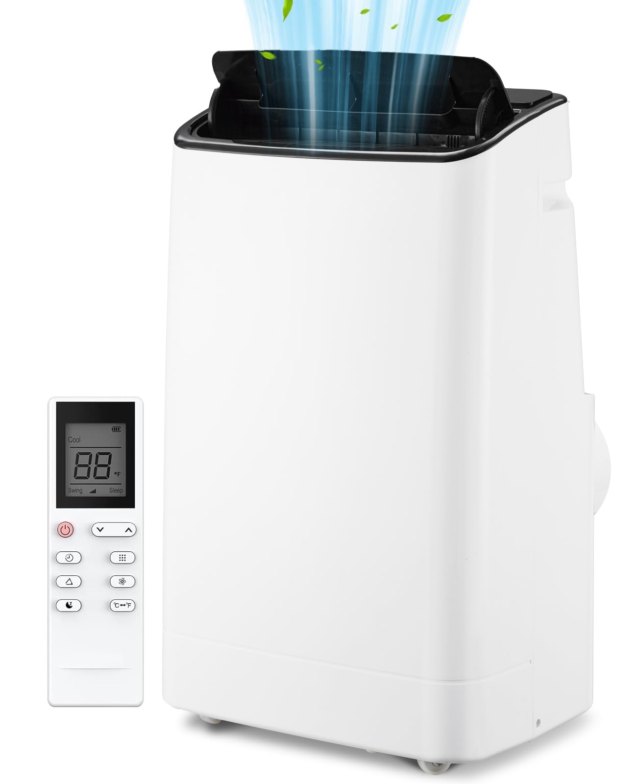 Photo 1 of Acekool 14,000 BTU Portable Air Conditioner - Cools Up to 700 Sq.Ft, 3-IN-1 Energy Efficient AC Unit with Remote Control & Installation Kits for Large Room, Campervan, Office, Temporary Space