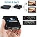 Hdmi Switch Splitter - 4K HDMI Cable Splitter 1 in 2 out HD Signal Splitter, 2 Ports Powered Hdmi Super Mini Splitter for Full HD 1080P with 3D Capability, Super FUN for HDTV, Game Consoles, PC & More