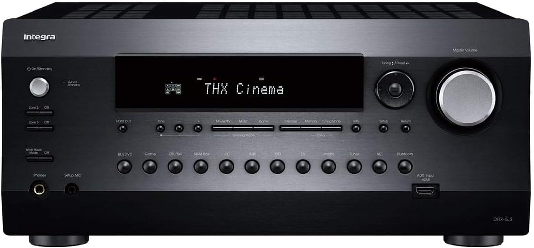 Integra DRX-5.3 Home Audio 9.2-Channel Network A/V Receiver,Black