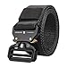 KingMoore Men's Tactical Belt Heavy Duty Webbing Belt Adjustable Military Style Nylon Belts