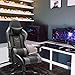 Vitesse Gaming Chair (Sillas Gaming) Ergonomic Computer Desk Chair High Back Racing Style Comfortable Chair Swivel Executive Leather Chair with Lumbar Support and Headrest (Grey)
