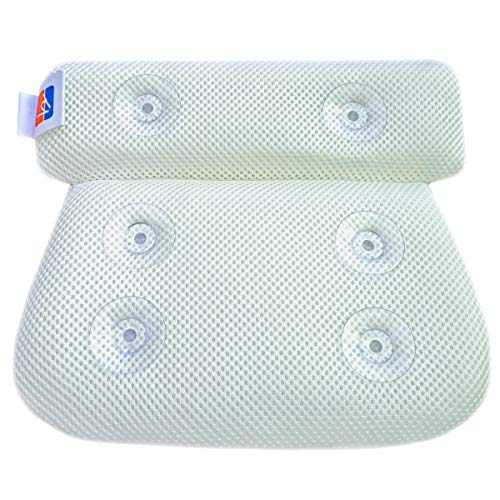 Large Bath Pillow Cushion With Non Slip Suction Cups Perfect