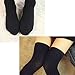 Ysense Pack of 2 Womens Girls Winter Over Knee Leg Warmer Knit Crochet Socks Leggings, (Black/Grey), One Size