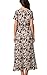 ARANEE Womens Summer Contrast Sleeveless Tank Top Floral Print Maxi Dress