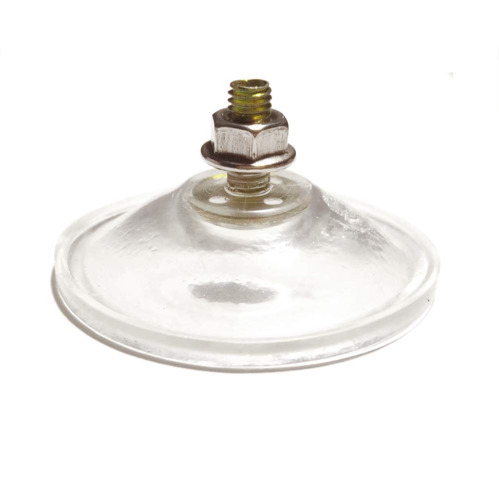 D 5.5 cm Gancho de Ventosa con Tornillo de PVC Negro Fuerte con Tuerca