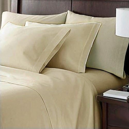 1200-Count Egyptian Cotton Sheet Set, Standard King, Ivory