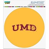 UMD Secondary Logo Automotive Car Window Locker Circle Bumper Sticker