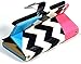 Bastex Leather Wallet for Apple Touch 4, 4th Generation iPod - Hot Pink and Sky blue Clutch with Stylus and Screen protector