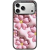 CASETiFY Impact iPhone 17 Pro Max Case [Slim/Compatible with Magsafe / 8.2 ft. 4X Military Grade Drop Protection] - Sakura - Clear Black