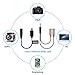 DGFAN Lavalier Lapel Microphone - Omnidirectional Condenser 6.56ft Wireless Lavalier Mic with GoPro Adapter for HERO 3 3+ 4/iPhone & Smartphones/DSLR and PC(Including Windscreen and Wind Muff)