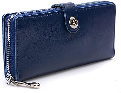 Iphone 6 Plus Leather Wallet Cases For Women YOUNA Blue