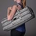Kindfolk Yoga Mat XL Duffel Bag Extra Large Patterned Canvas with Pocket and Zipper (Parade)